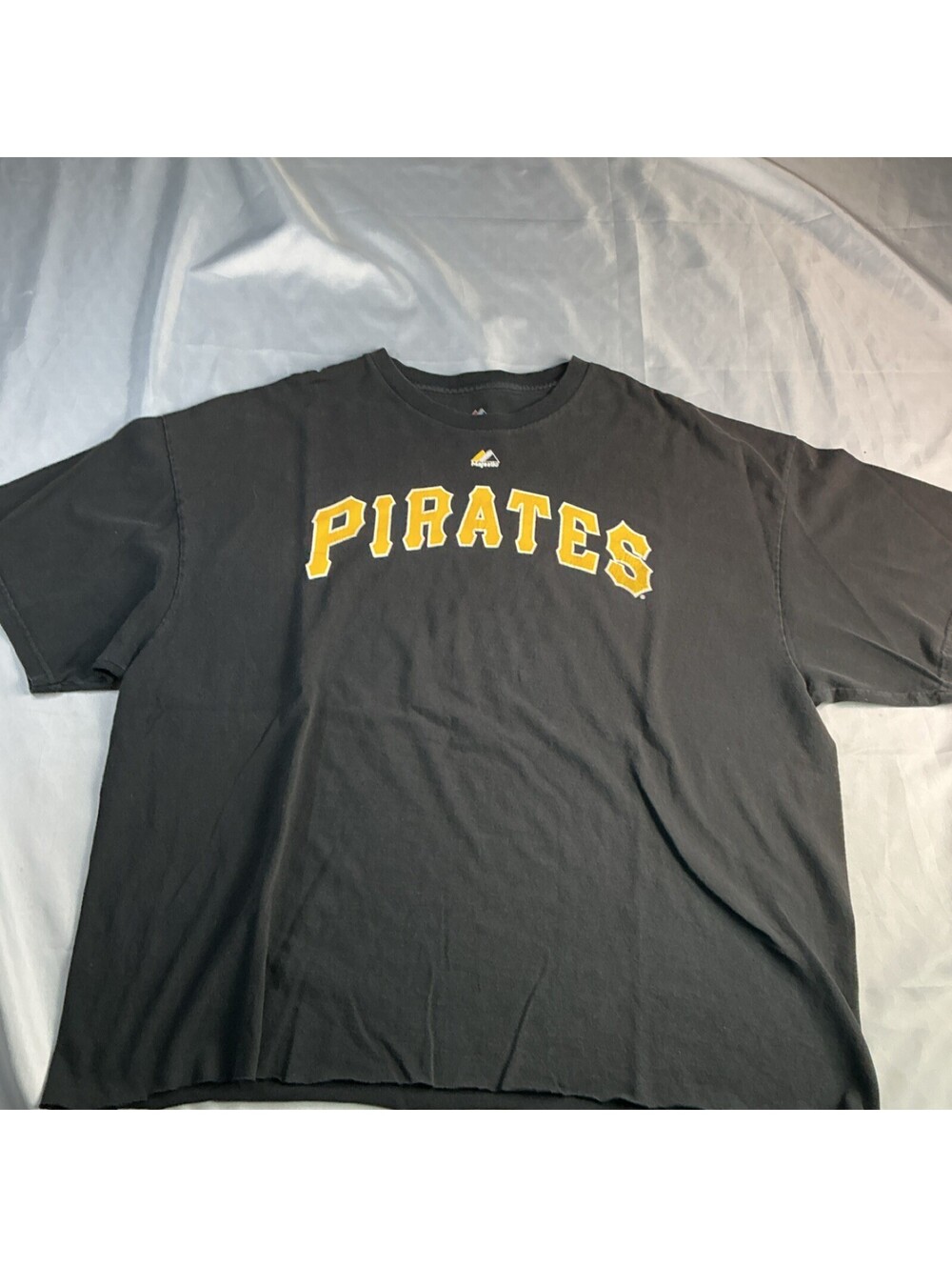 Majestic Pittsburgh Pirates Black Graphic T-Shirt Size XL